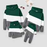 Family Matching Colorblock Long-sleeve Hoodies  image 2