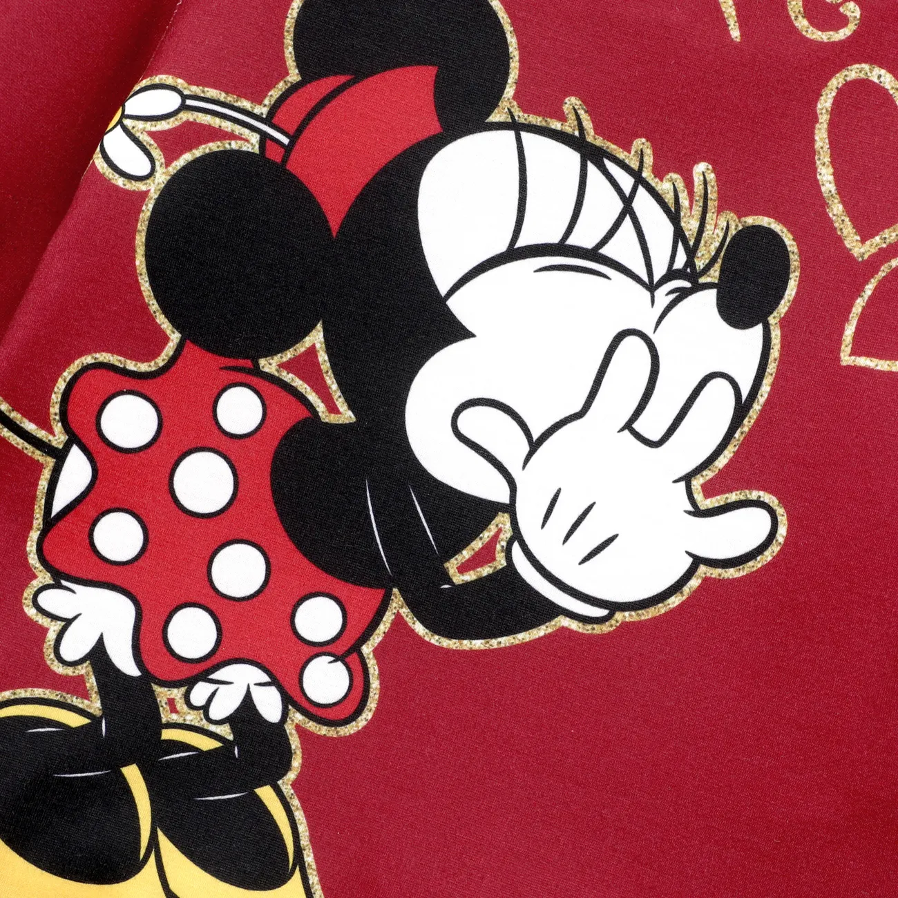 Disney Mickey and Friends Día de la Madre 2 unidades Chica Volantes Infantil Conjuntos vino rojo big image 1