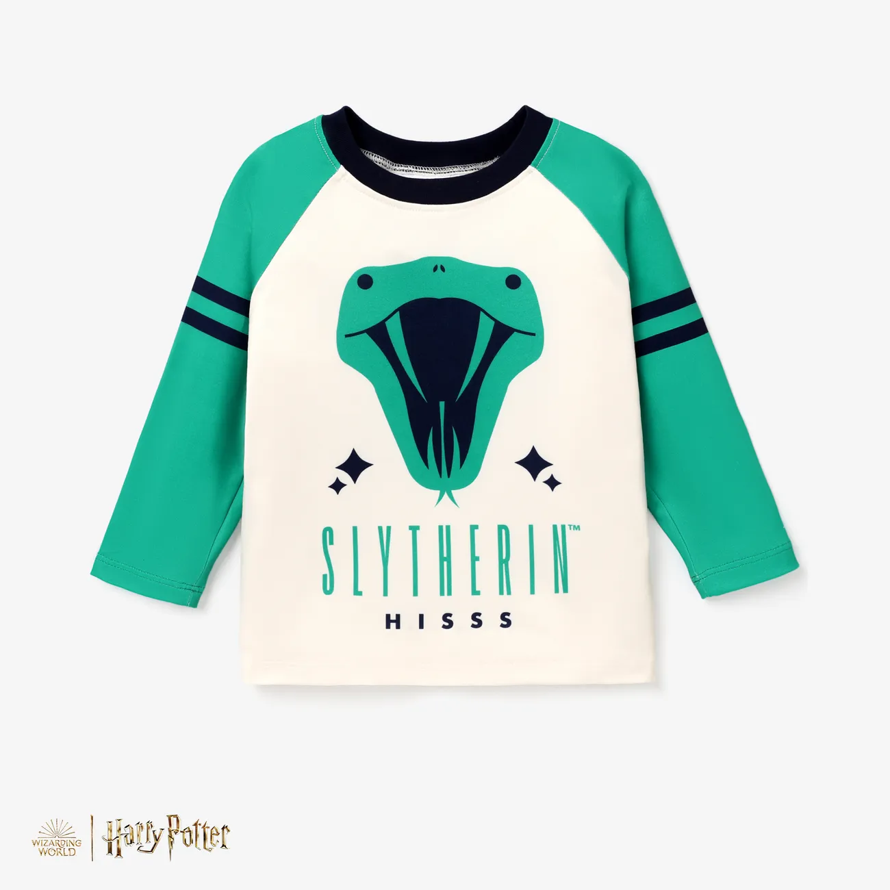 Harry Potter Toddler Girl/Boy Character Print Long-sleeve Pullover Sweatshirt Green big image 1