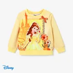 Disney Princess Toddler Girl Character Print Long-sleeve Sweatshirt  Yellow