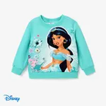 Disney Princess Toddler Girl Character Print Long-sleeve Sweatshirt  Green