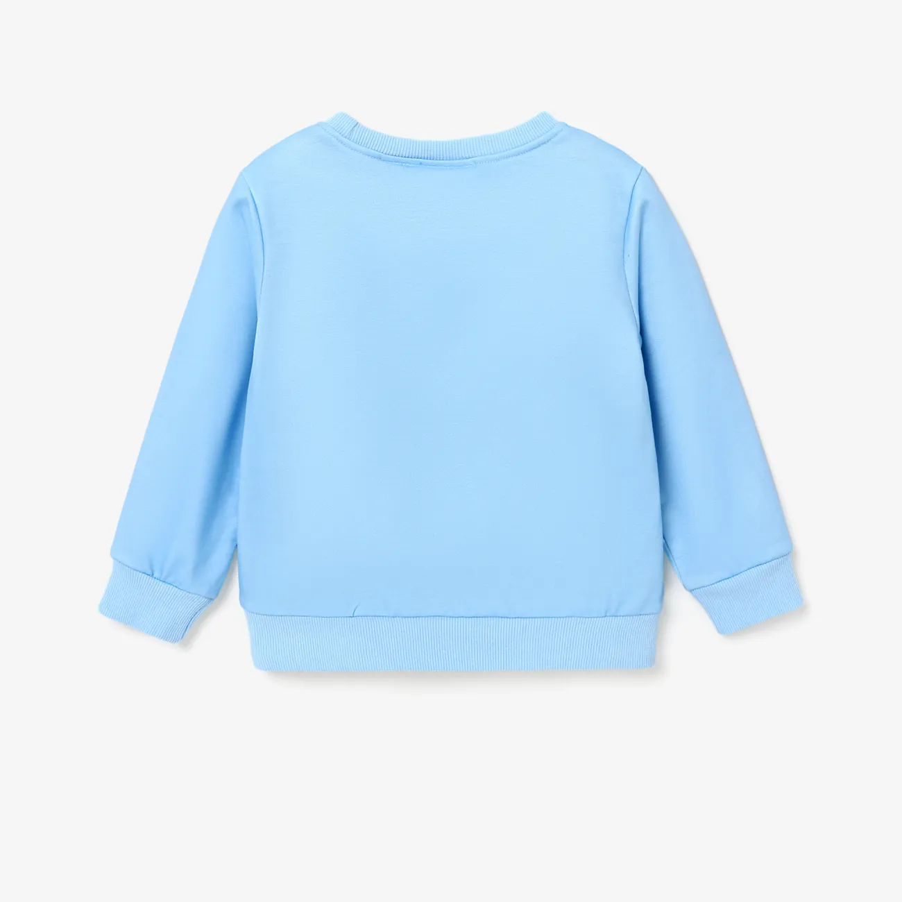 Disney Princess Toddler Girl Character Print Long-sleeve Sweatshirt  Blue big image 1