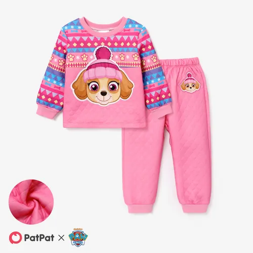 PAW Patrol Toddler Girl Character Print Long-sleeve Sweatshirt or Character Embroidered Pants