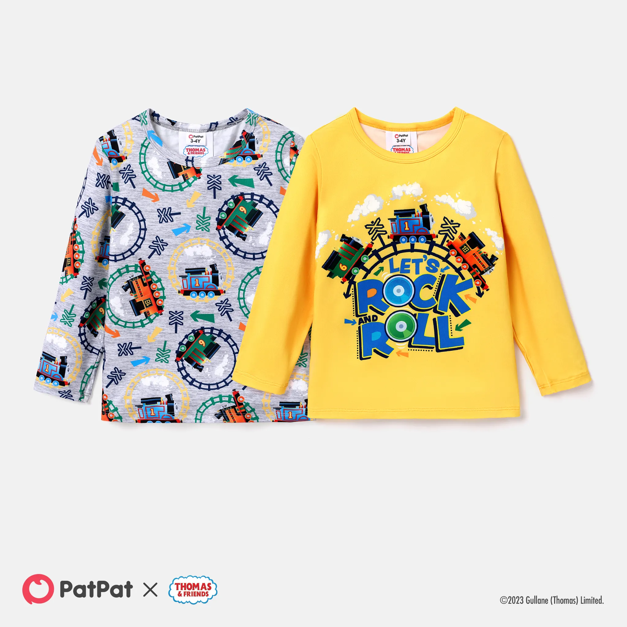 Thomas & Friends Digital Print Toddler Boy Long-sleeve T-Shirt  image 2