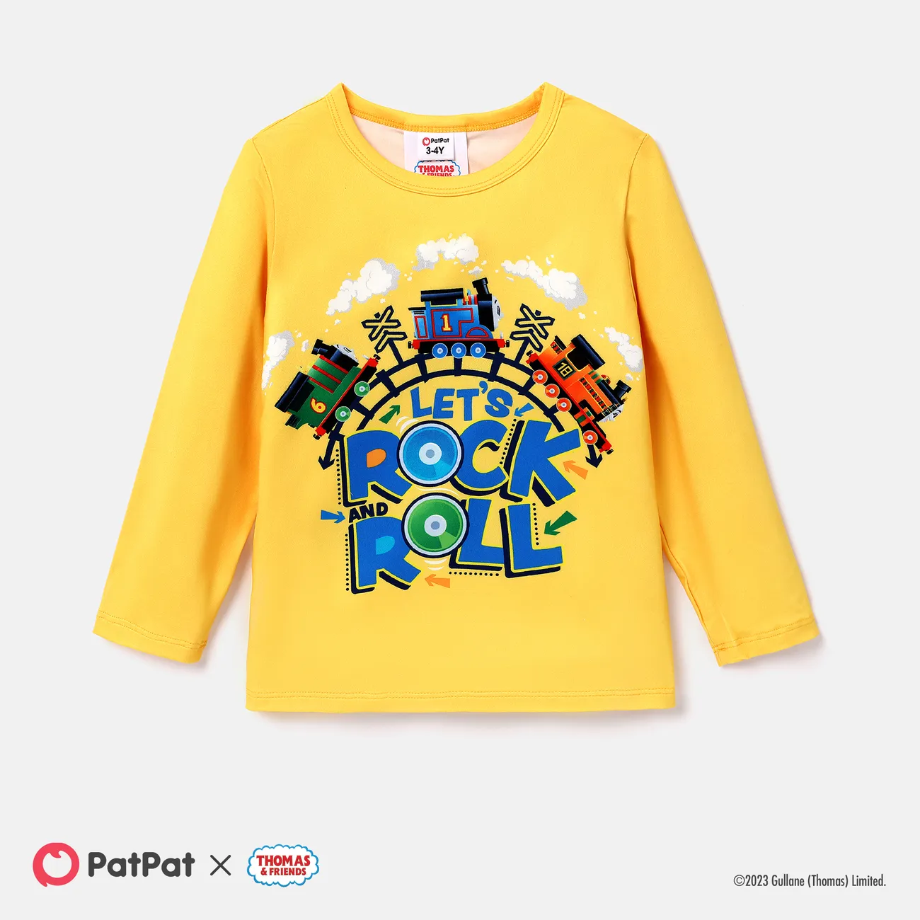 Thomas & Friends Digital Print Toddler Boy Long-sleeve T-Shirt big image 1