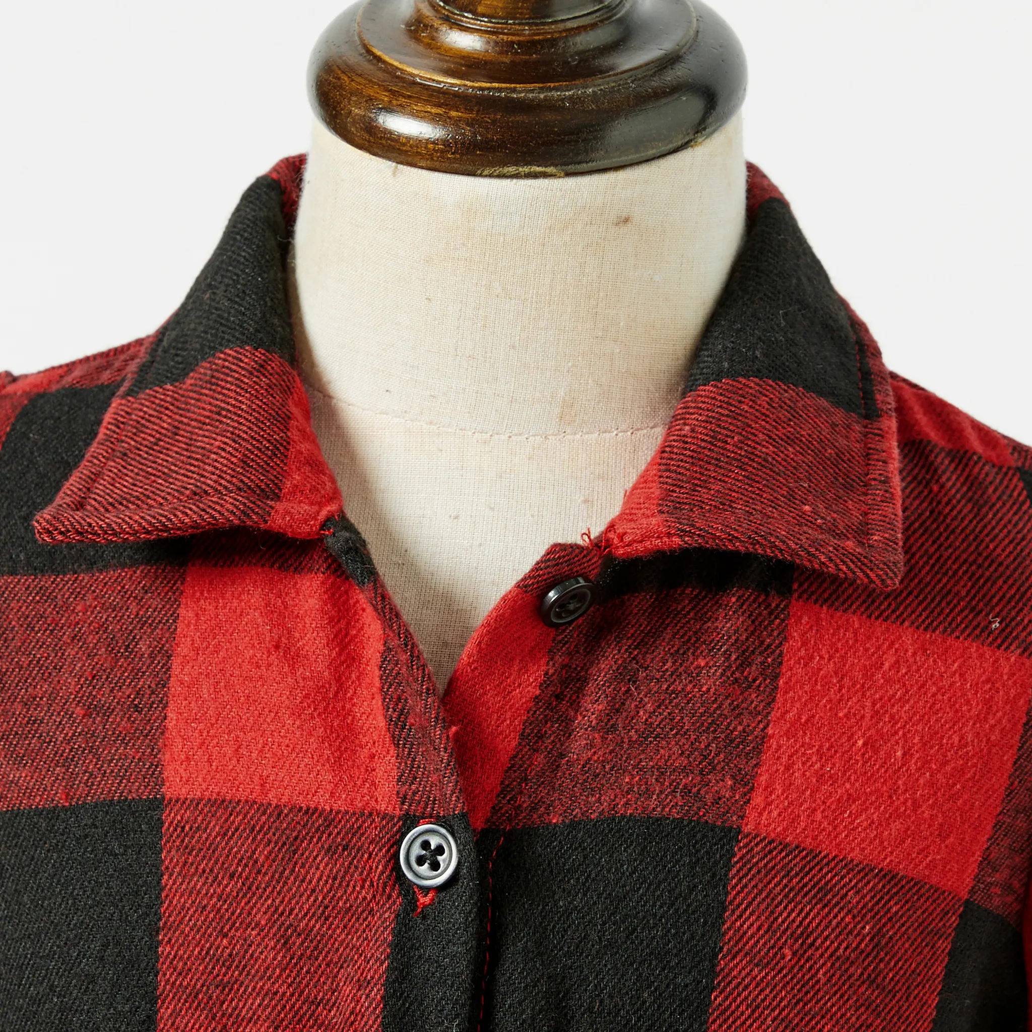 Family Matching Plaid Long-sleeve Mesh Splicing Dresses and Tops Sets ColorBlock image 3