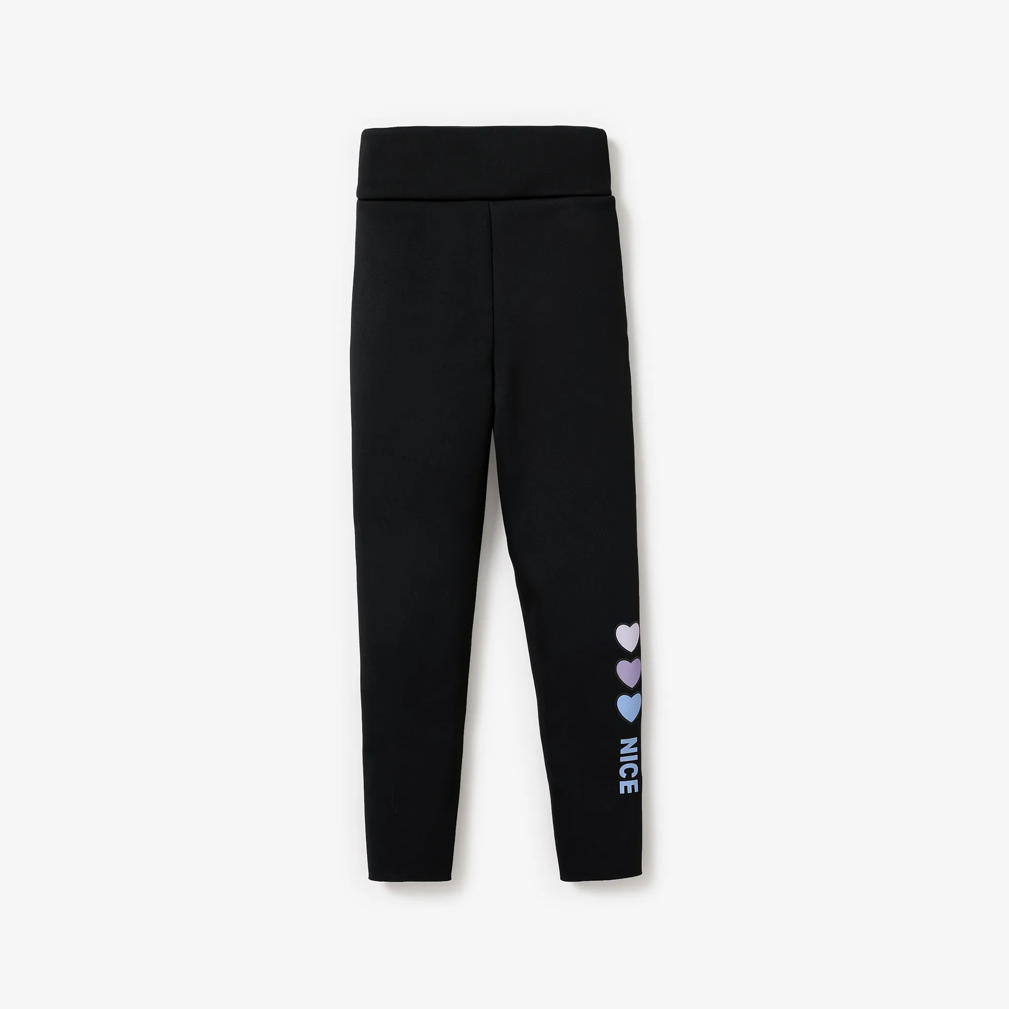 Toddler/kids Velvet elastic shark pants/yoga pants Black image 2