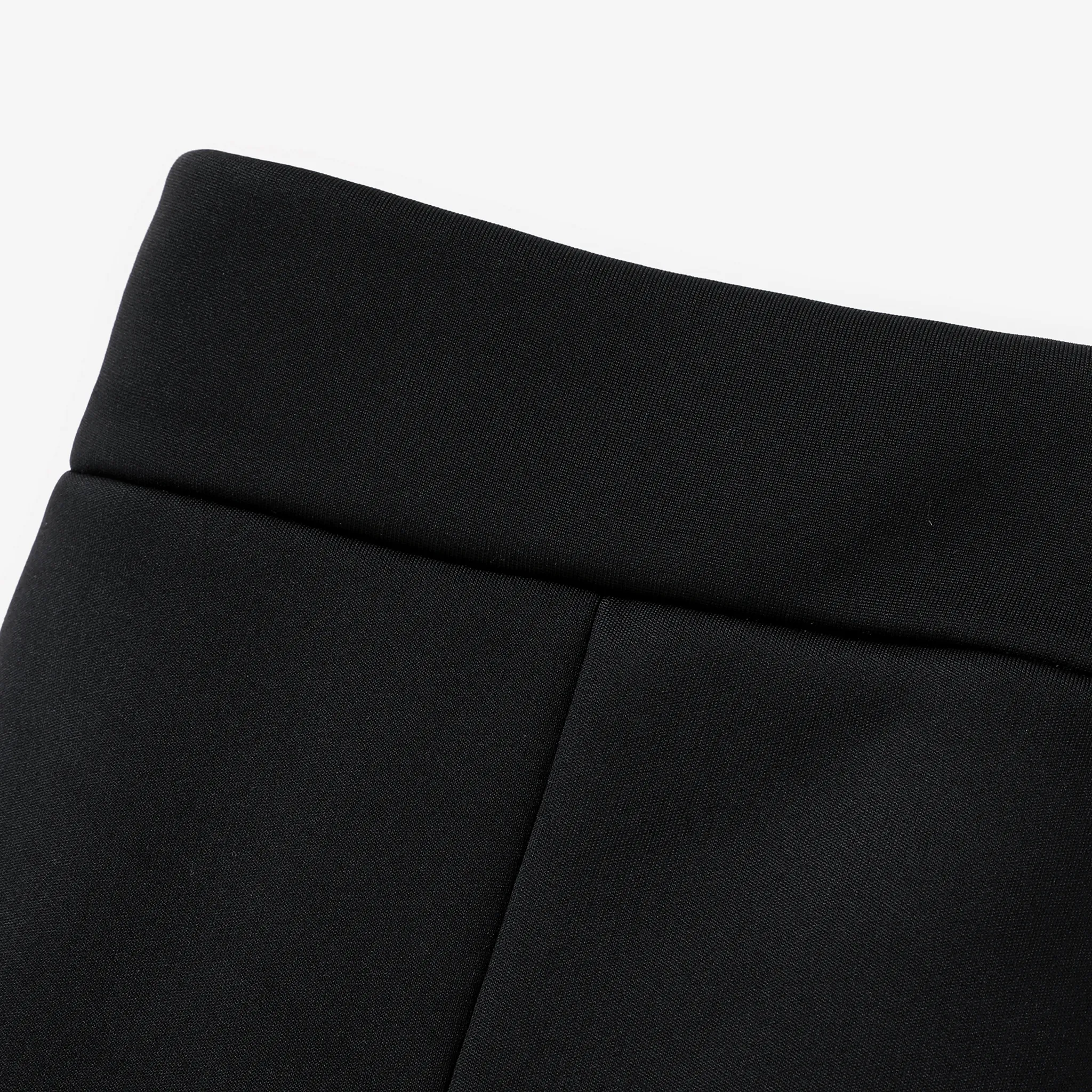 Toddler/kids Velvet elastic shark pants/yoga pants Black image 5