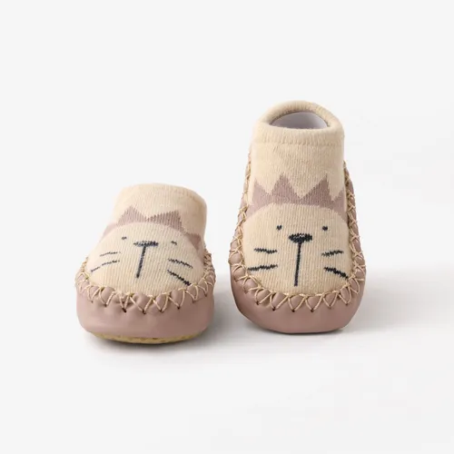Baby & Toddler Cartoon Animal Print Soft Sole Prewalker Shoes