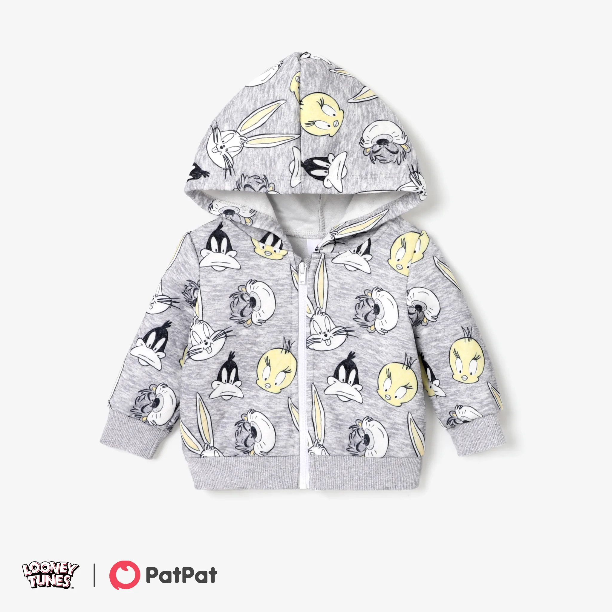 Looney Tunes Baby Boy/Girl Quilted Character Avatar Pattern Jacket Or Romper Set