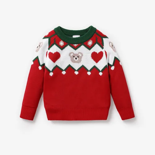 Baby Girl/Boy Christmas Childlike Animal print Sweater