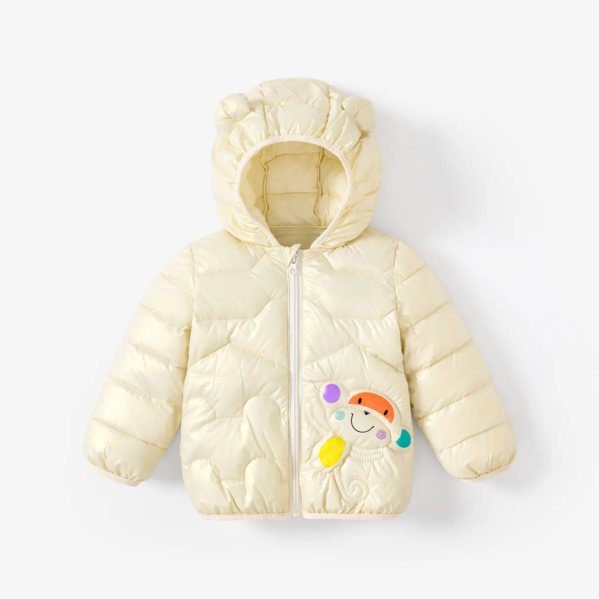 Manteau à Capuche En Coton Imprimé Animaux Pour Enfant