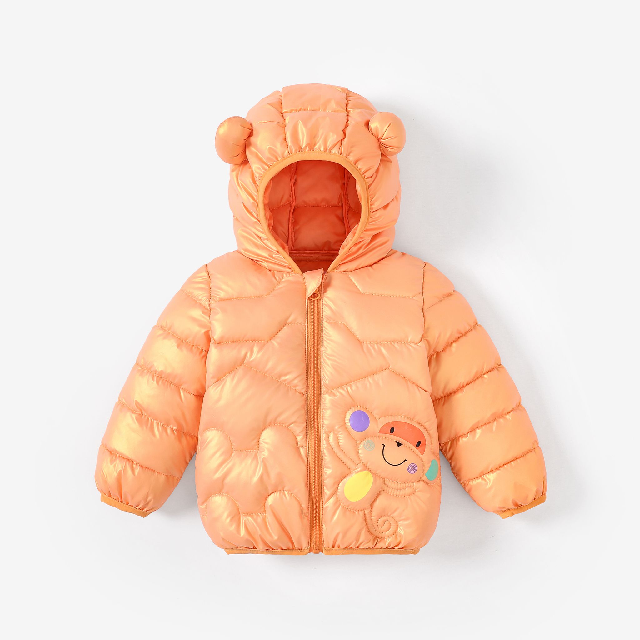 

Baby/Toddler Girl/Boy Childlike Monkey Pattern Hooded Coat