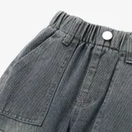 Toddler/Kid Girl/Boy Vintage Workwear Denim Patch Pocket Jeans  image 3