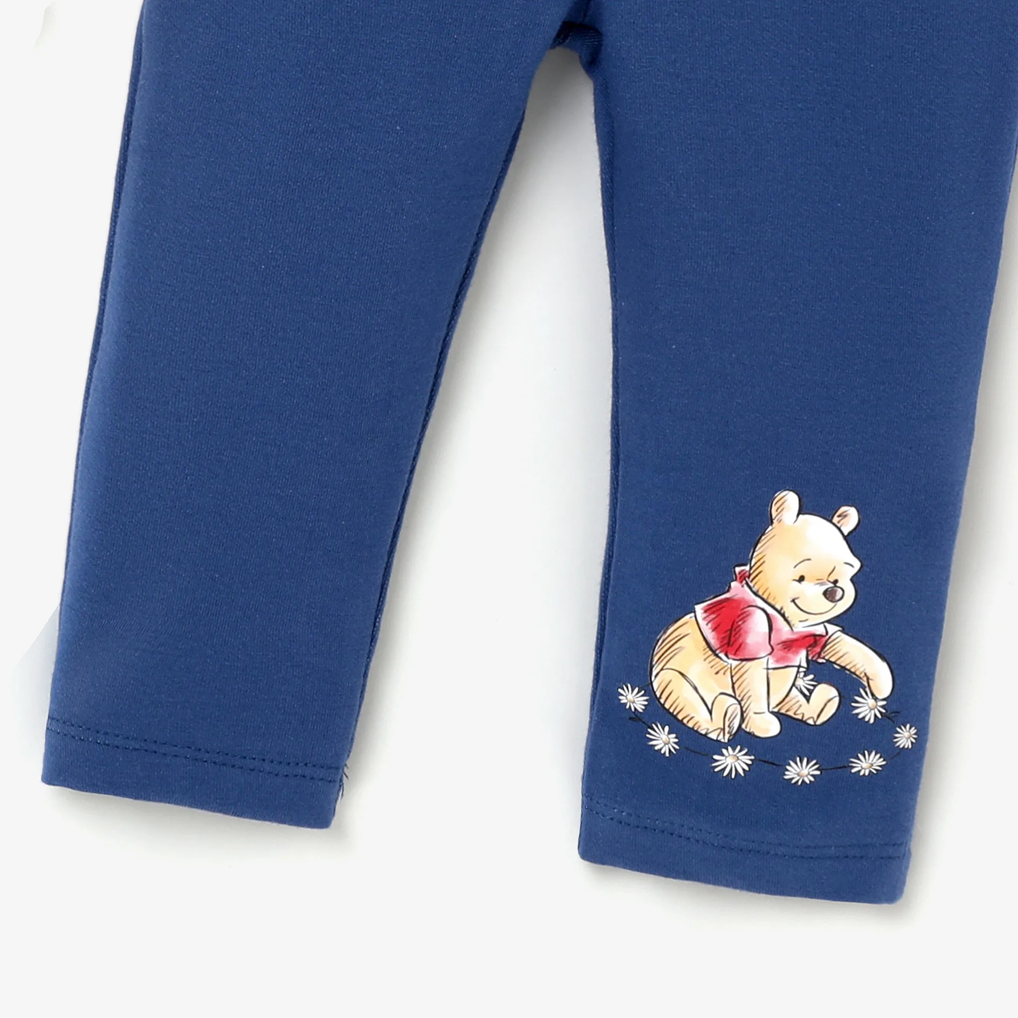 Disney Winnie the Pooh Bebé Menina Mangas franzidas Infantil Manga comprida Conjunto para bebé azul denim image 3