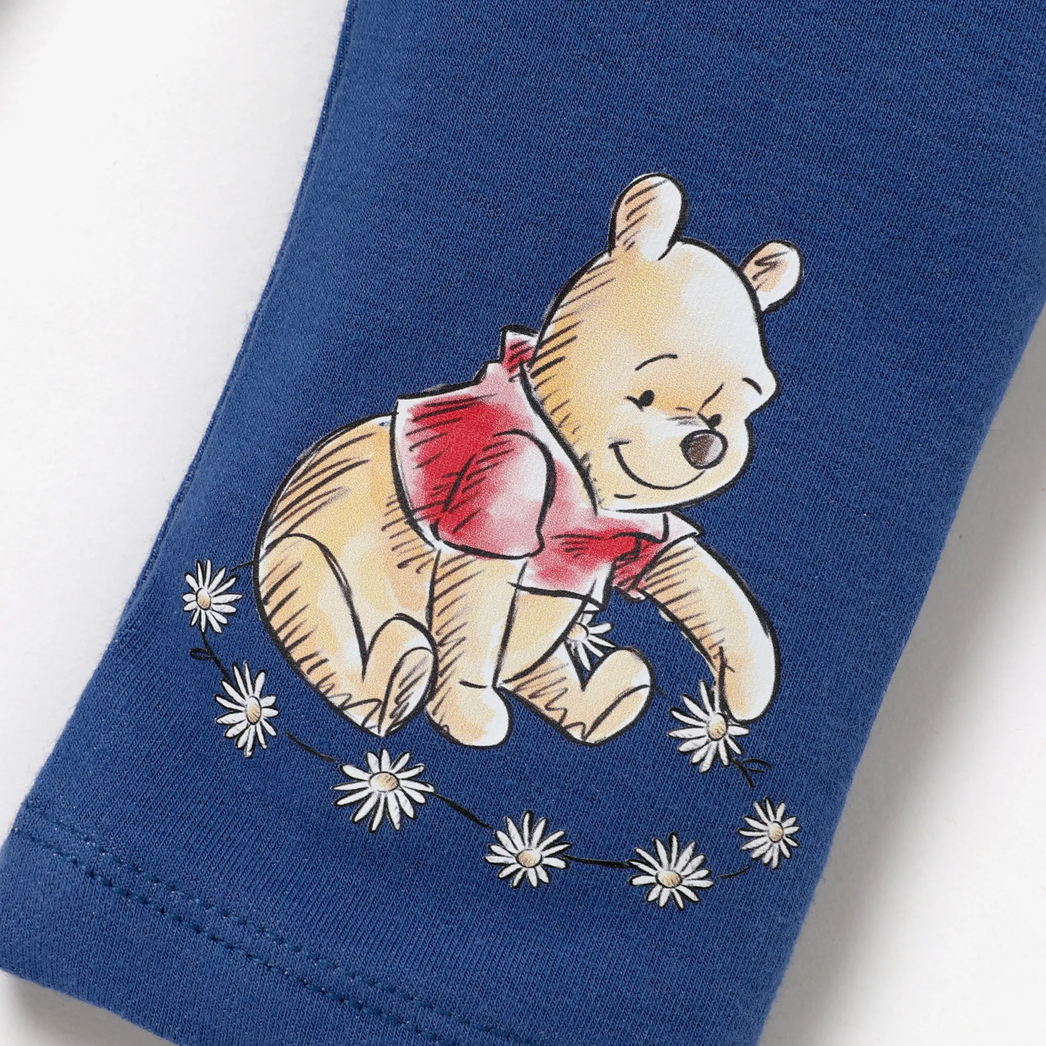 Disney Winnie the Pooh Bebé Menina Mangas franzidas Infantil Manga comprida Conjunto para bebé azul denim image 2