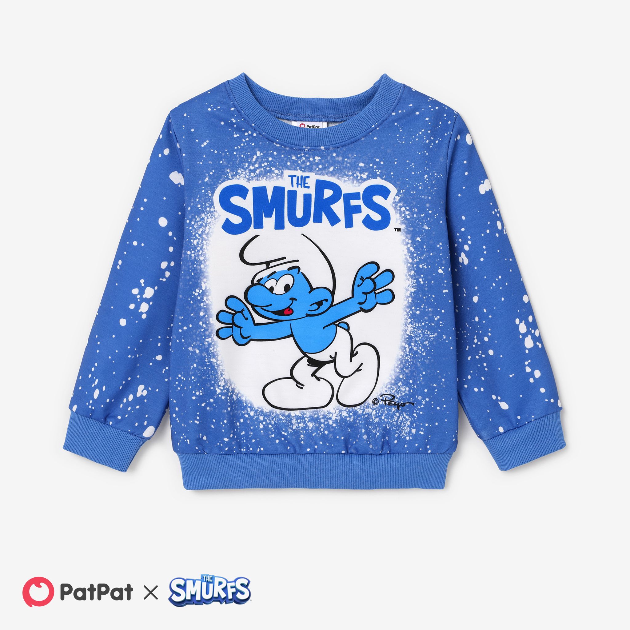 The Smurfs Family Matching Graphic Long-sleeve Sweatshirt