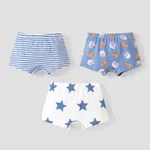3PCS Boy's  Cute Animal Print Casual Ball Underwear Set  image 3