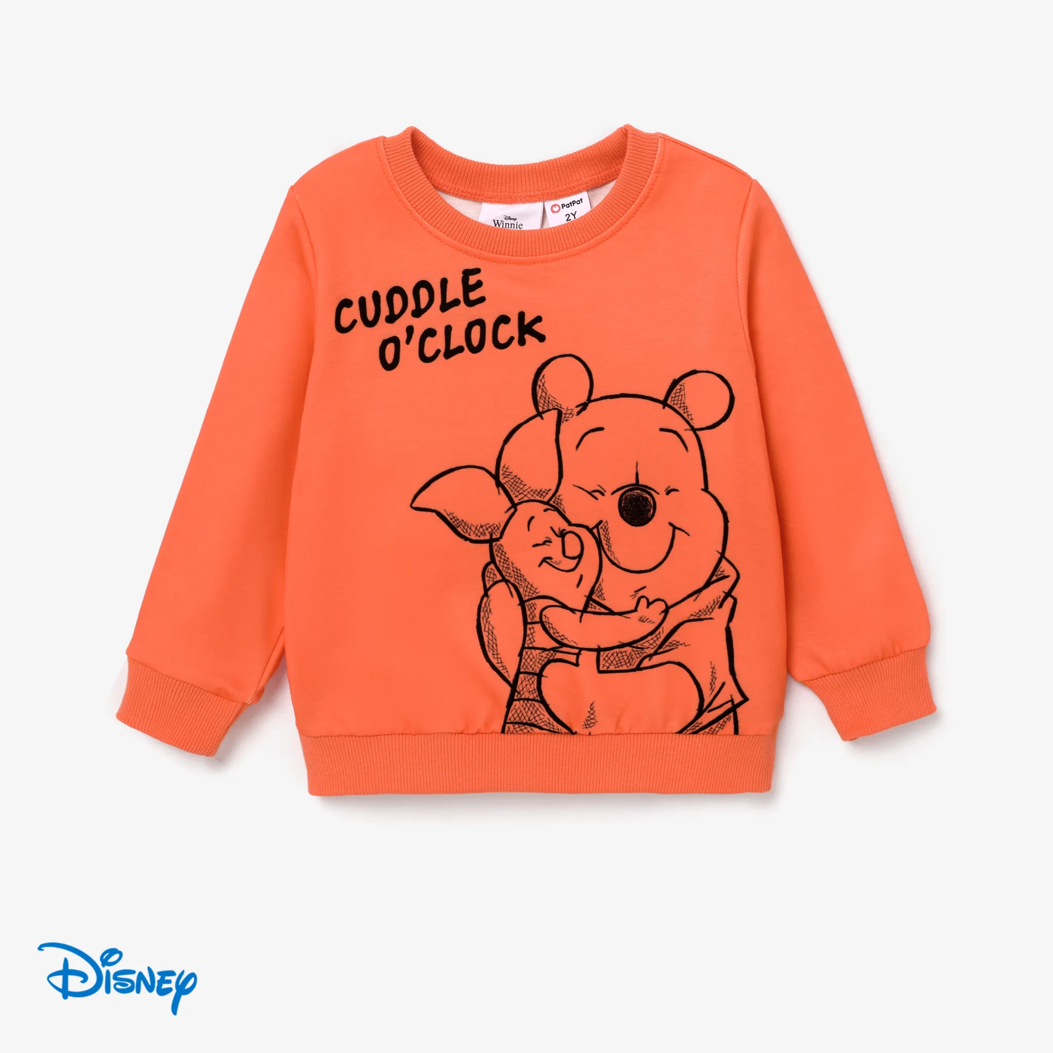 Disney Winnie the Pooh Toddler Girl Character Print Long-sleeve Sweatshirt