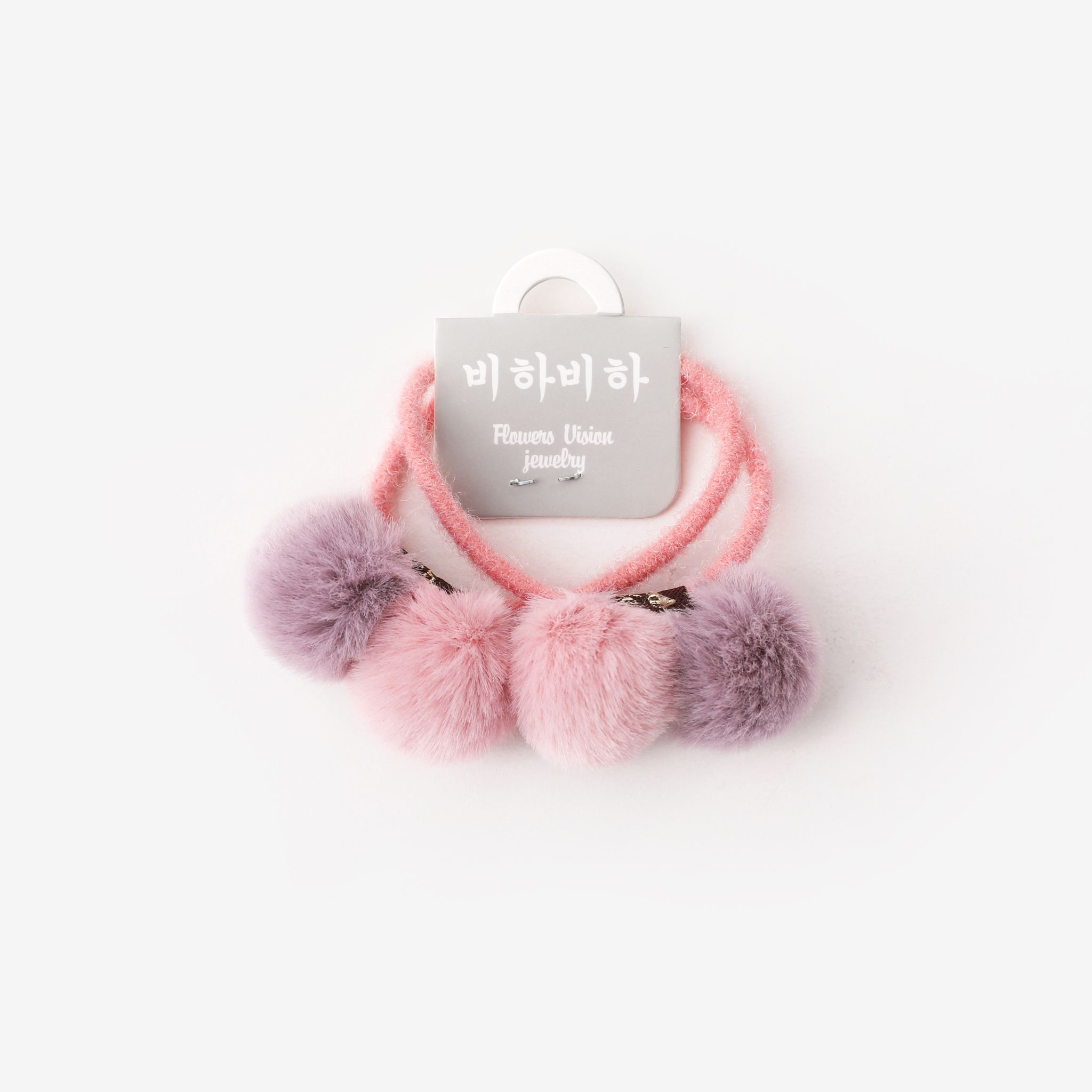 

2-pack Toddler/kids Sweet Double hair ball hair rope