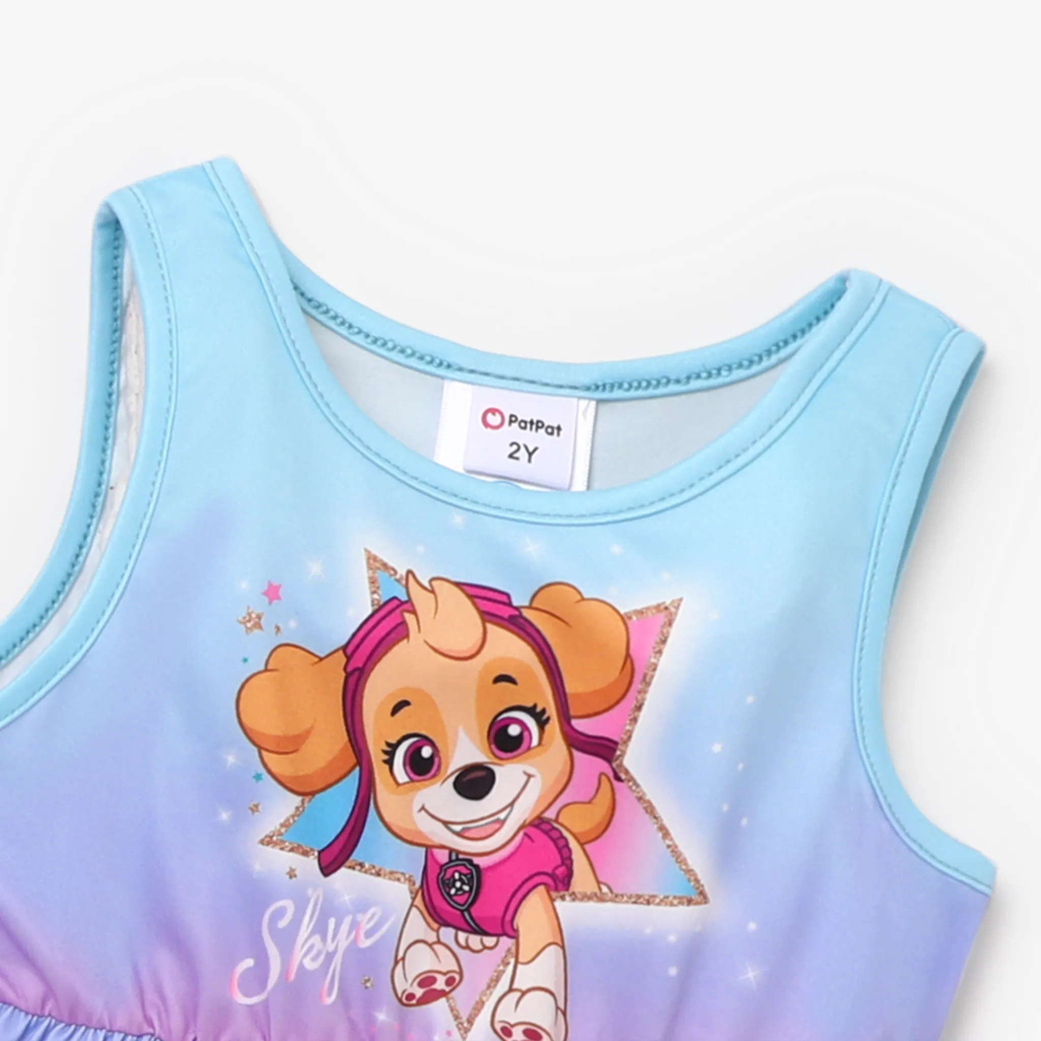 Patrulha Canina 2 unidades Criança Menina Extremidades franzidas Infantil Fato saia e casaco Roseo image 3