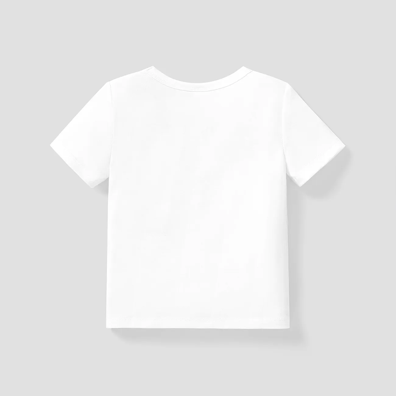 Toddler Boy Expressions Short Sleeve Casual Tee White big image 1