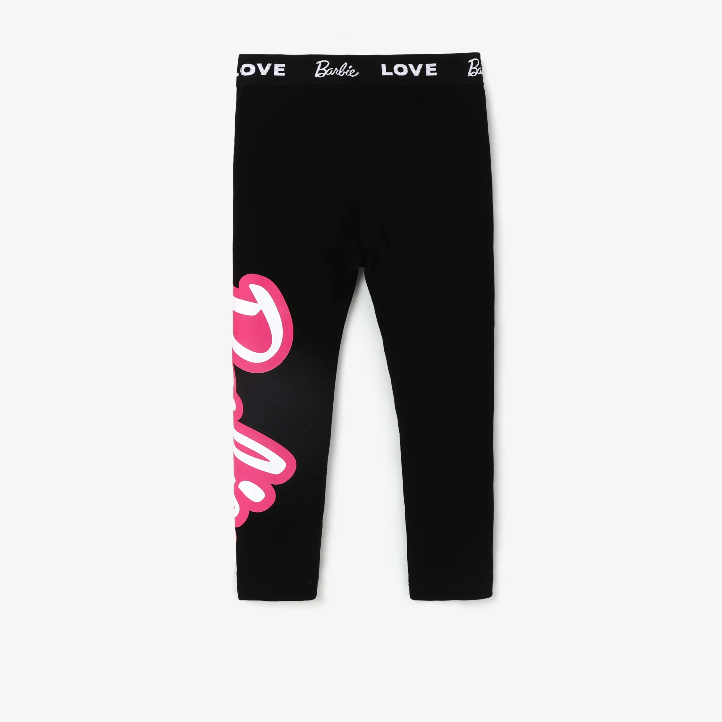 Barbie Plush Embroidered Long-sleeve Top or Tight Leggings Black image 5
