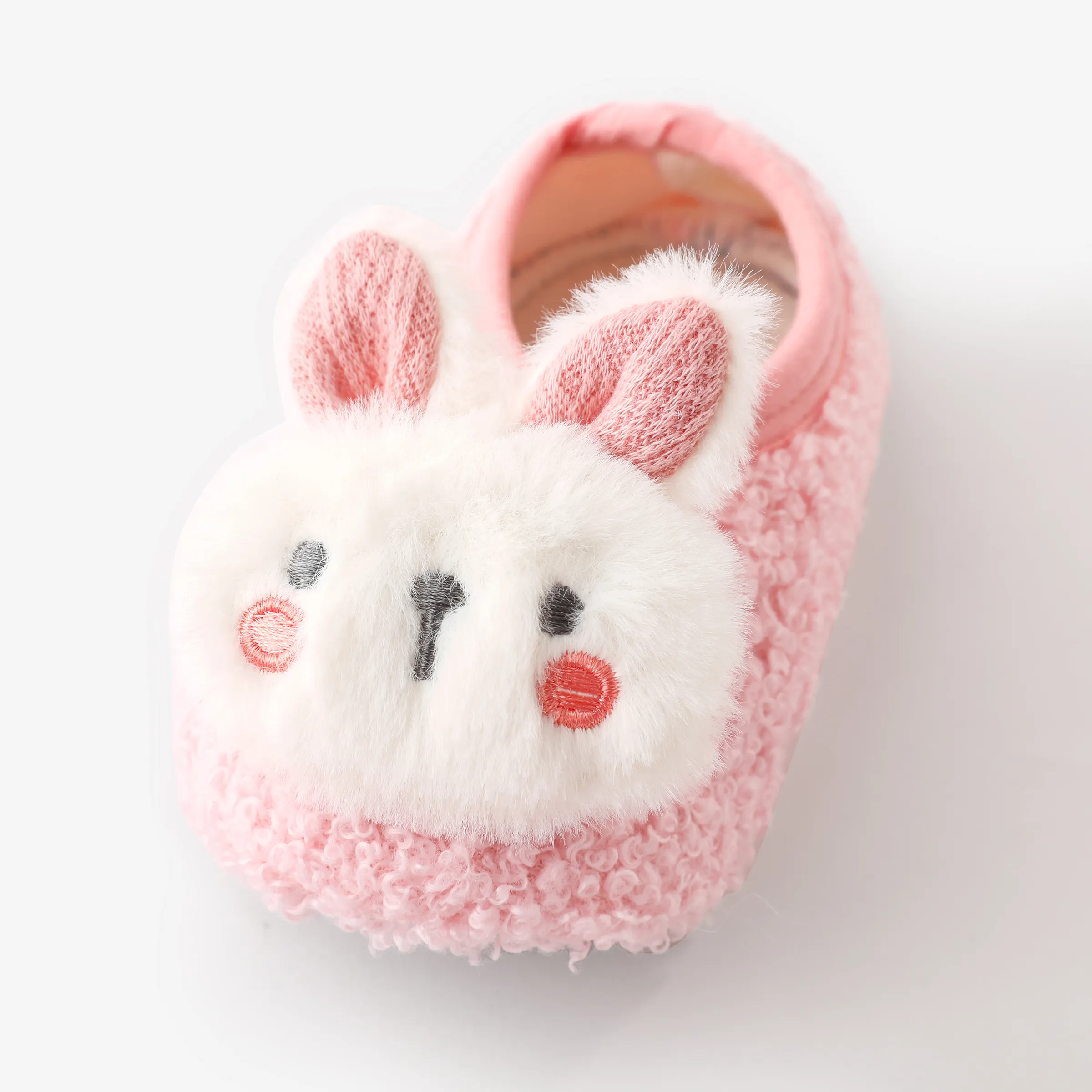 Baby/toddler Childlike Plush bunny floor socks Pink image 4