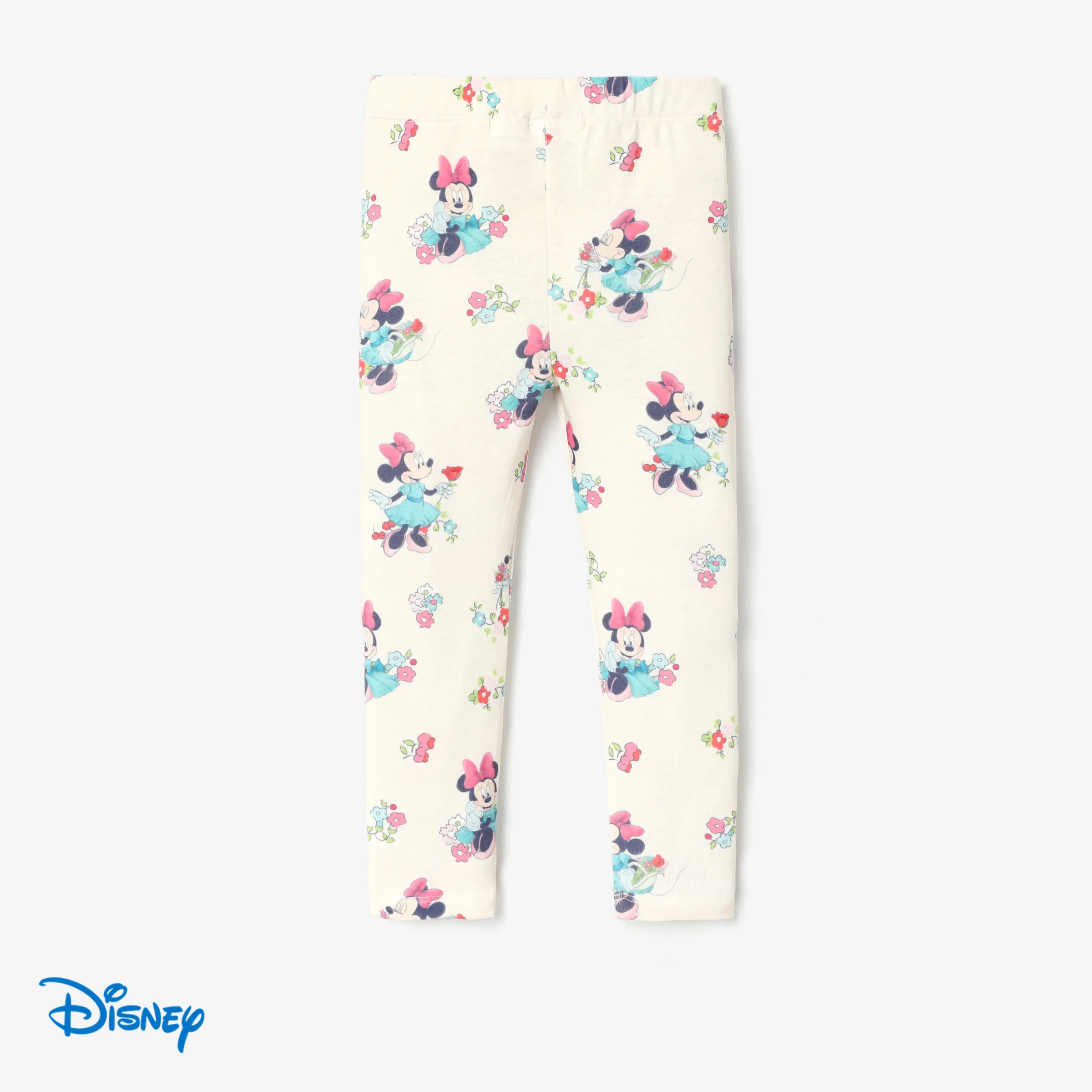 Disney Mickey and Friends Criança Menina Infantil Leggings/Slim-fit/Bootcut Cor de Damasco