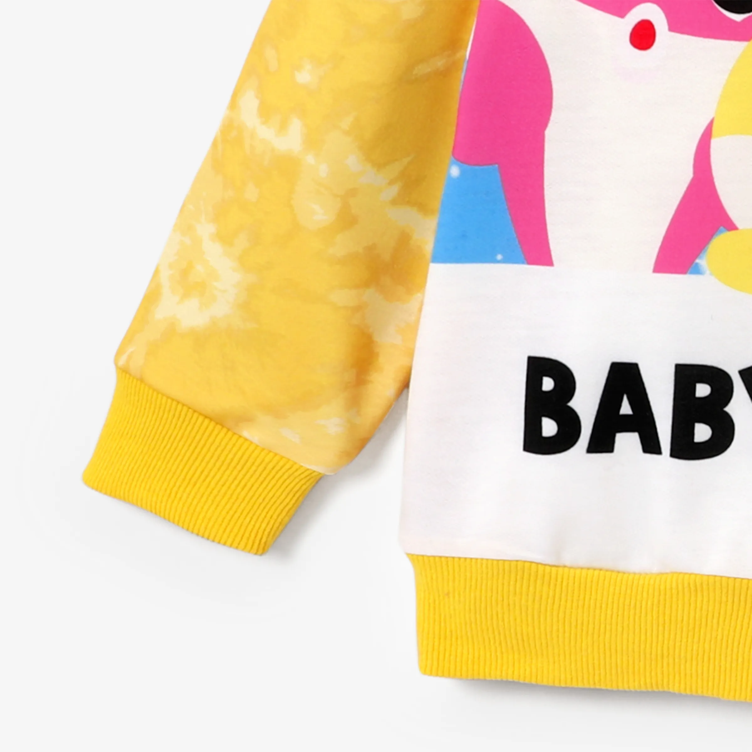 Baby Shark 2 unidades Criança Menino Infantil conjuntos de moletom Amarelo image 4