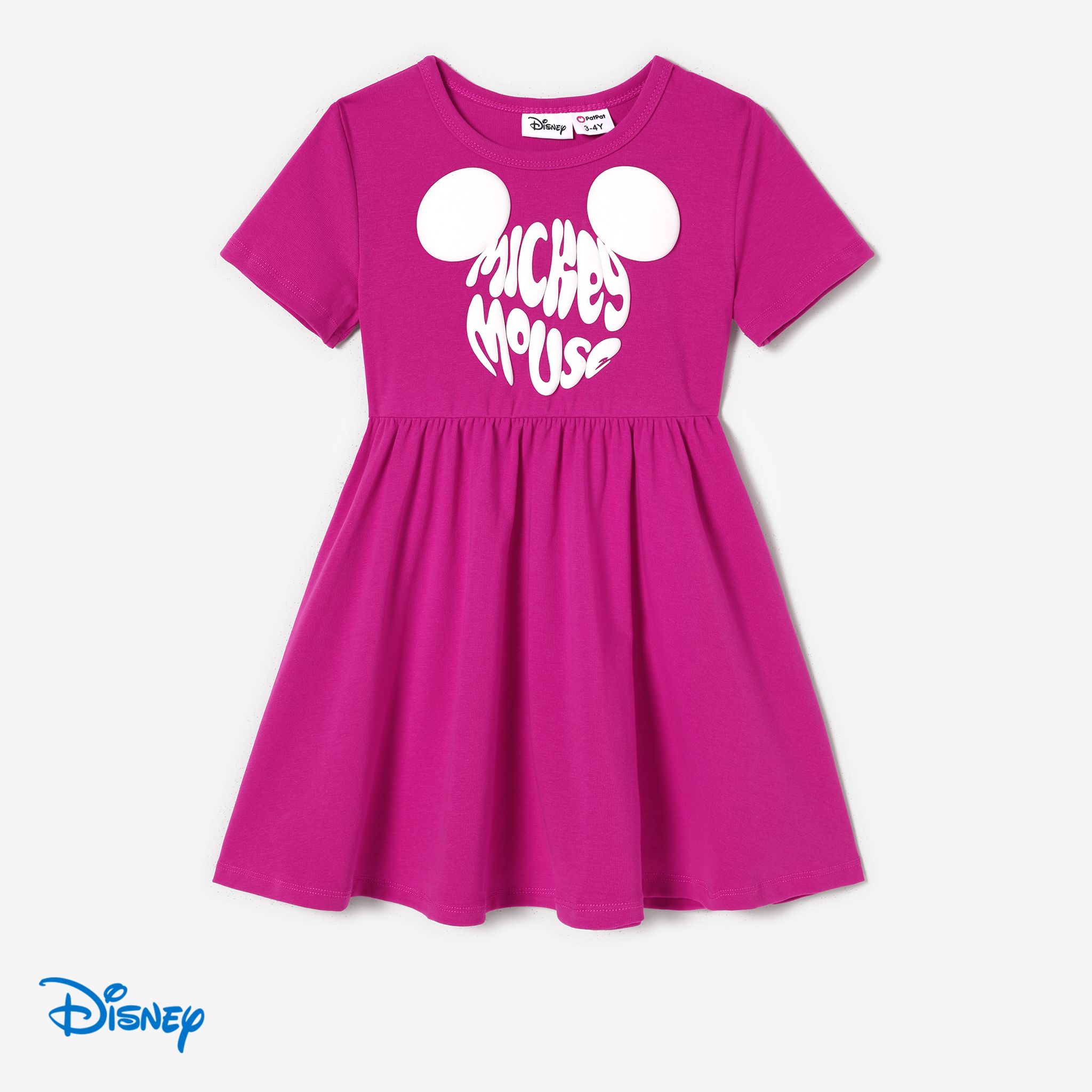 Disney Mickey And Friends Mommy And Me Character Puff Print Dress