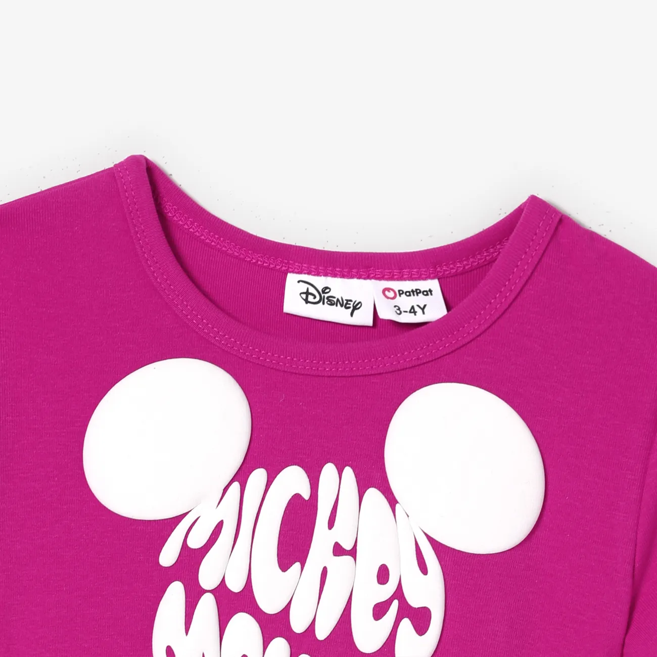 Disney Mickey and Friends Manga comprida Vestidos Mãe e eu Multicolorido big image 1