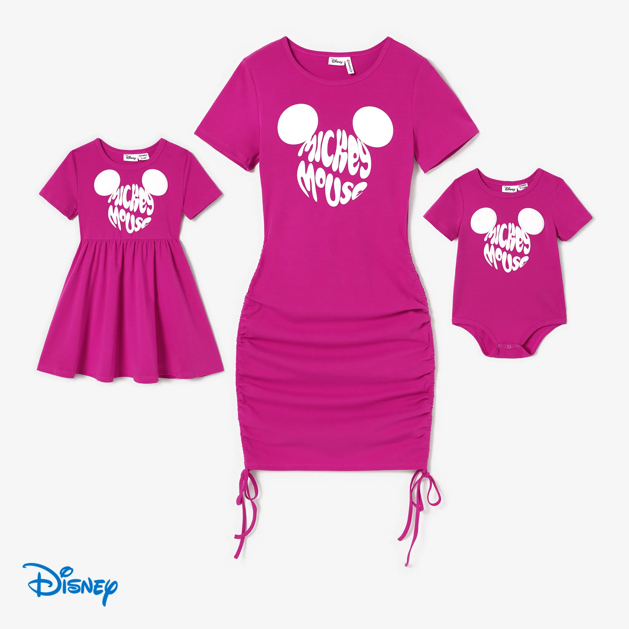 Disney Mickey and Friends Mommy and Me Character Puff Print Dress Multi-color image 5