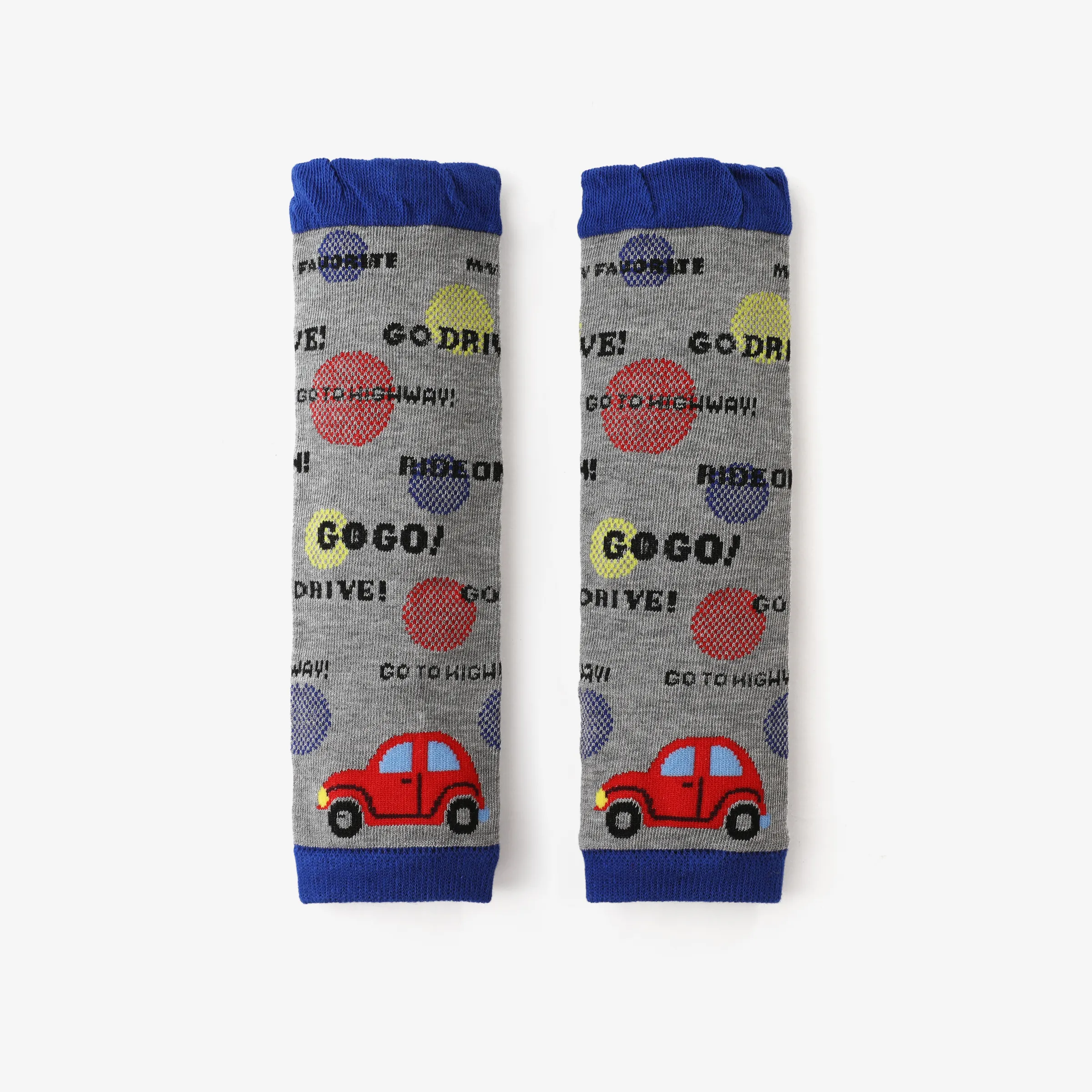 Baby Childlike cartoon knee socks Grey