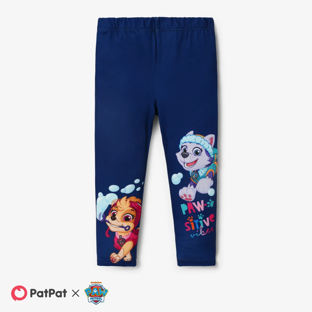 PAW Patrol Toddler Girl Puppy Blowing Bubbles Fun Gradient Leggings big image 1