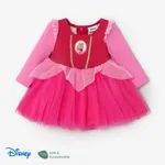 Disney Princess Baby/Toddler Girl Naia™ Character Print Cosplay Long-sleeve Dress Hot Pink