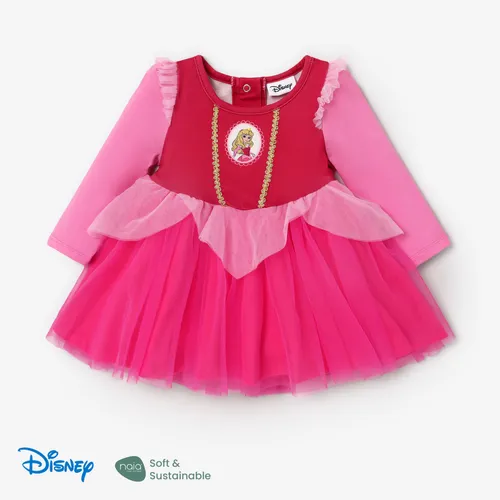 Disney Princesa Bebê / Toddler Menina Naia™ Personagem Impressão Cosplay Vestido de manga comprida