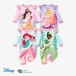 Disney Princess Baby Girl Naia™ Character Print Ruffled Long-sleeve Jumpsuit  image 6