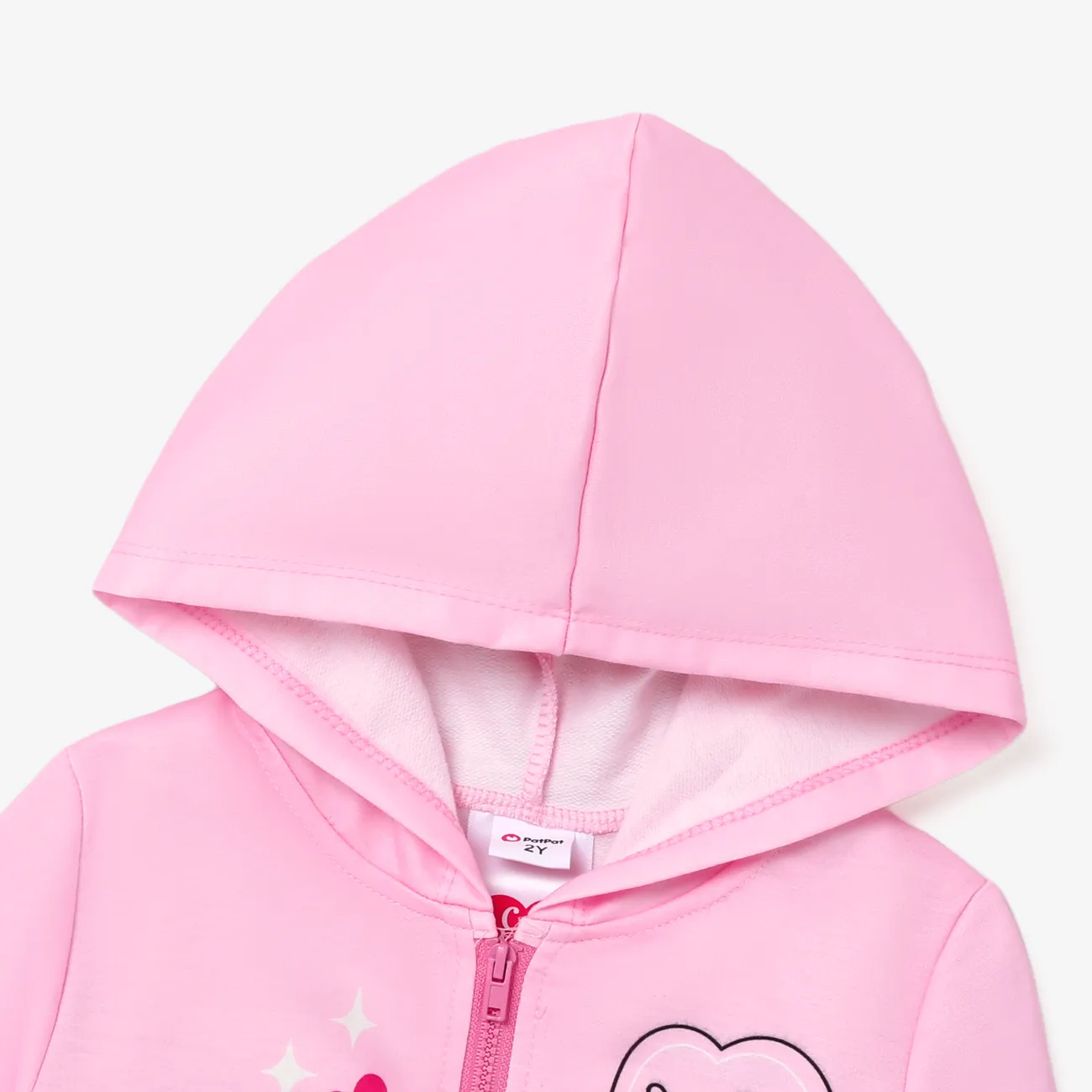 Ursinhos Carinhosos Dia da Mãe Criança Menina Fecho Infantil Blusões e casacos Rosa big image 1