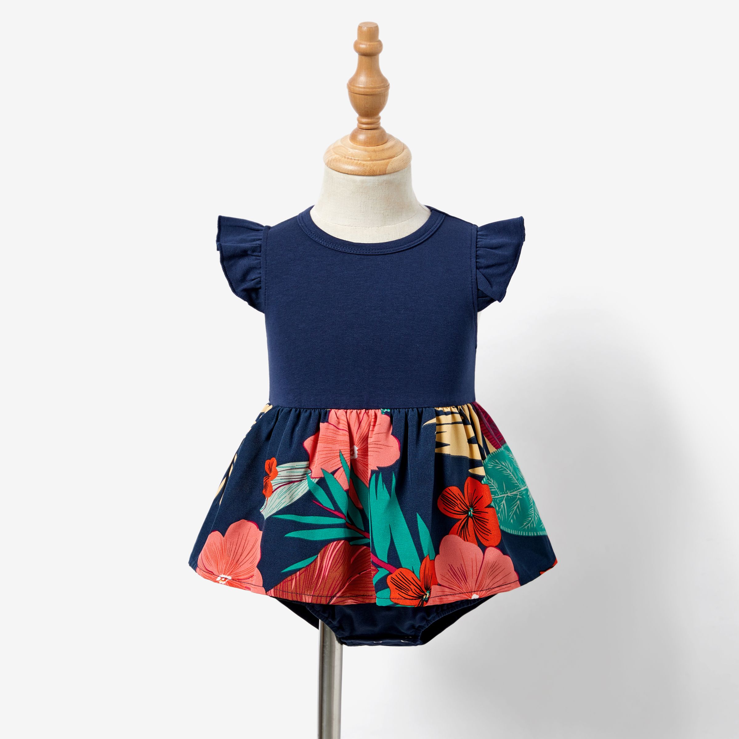Robe De Princesse à Manches Longues Pour Fille - Imprimé Volants, Printemps-été, Pour Bébé Et Enfant - 11
