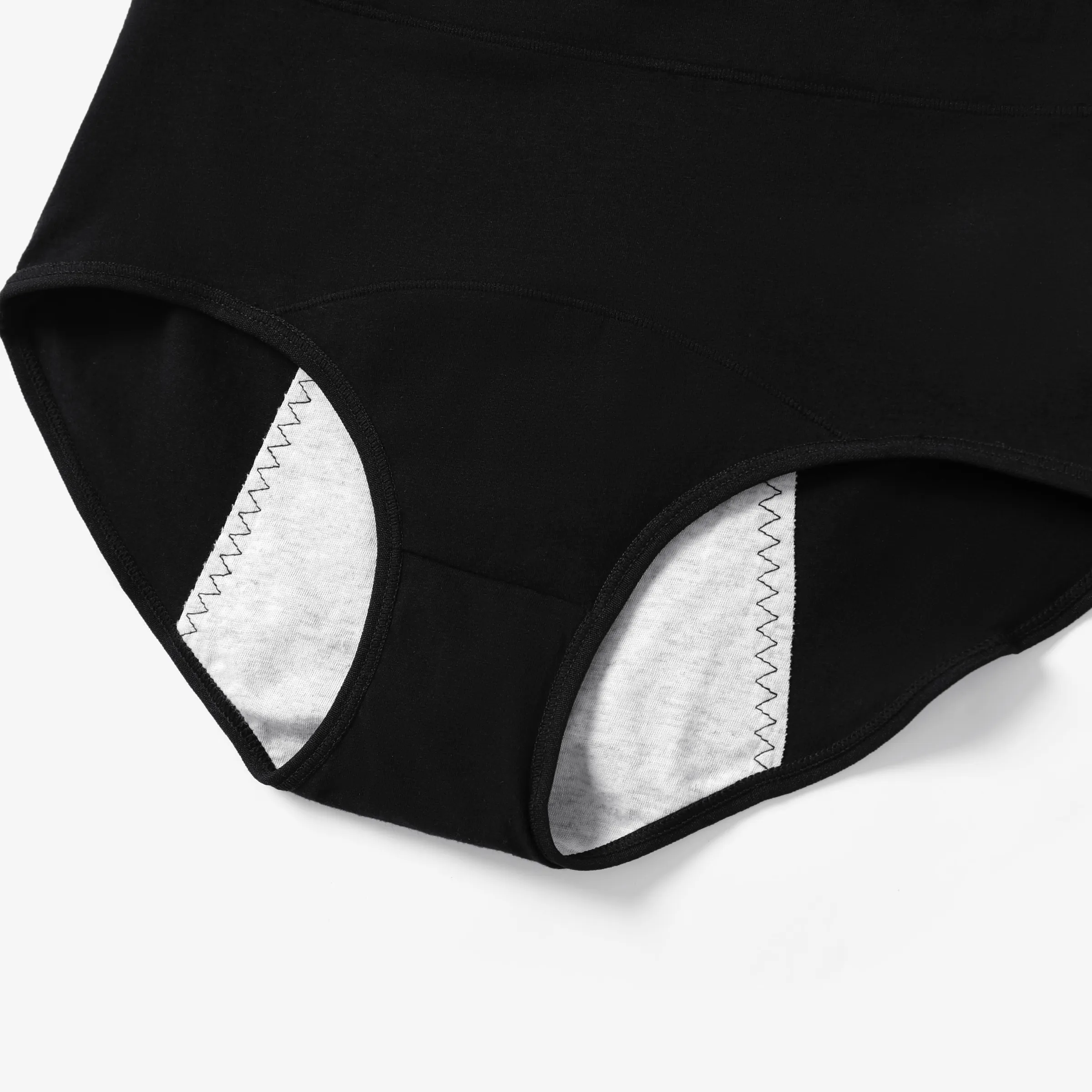 Women's Cotton Physiological Underwear - Solid Color, Leak-Proof  image 3