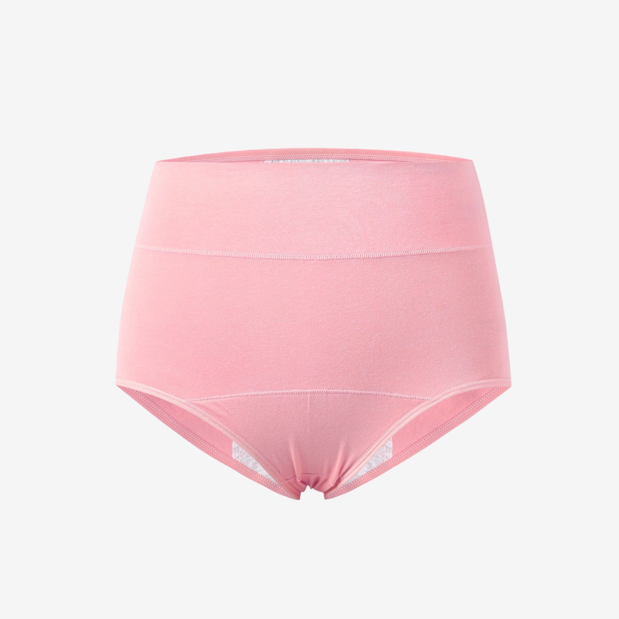 Women's Cotton Physiological Underwear - Solid Color, Leak-Proof