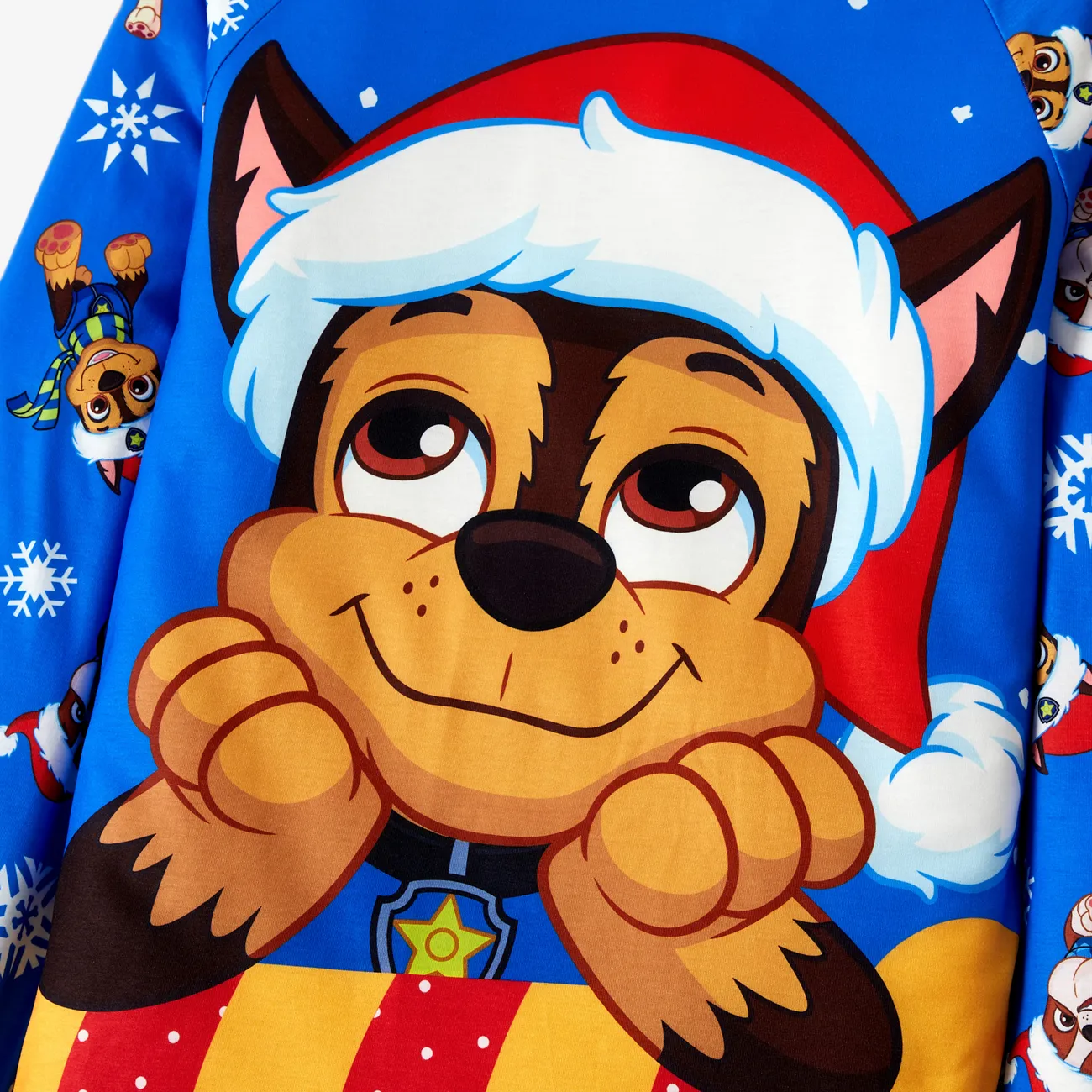 Patrulha Canina Natal Look de família Manga comprida Conjuntos de roupa para a família Pijamas (Flame Resistant) Multicolorido big image 1