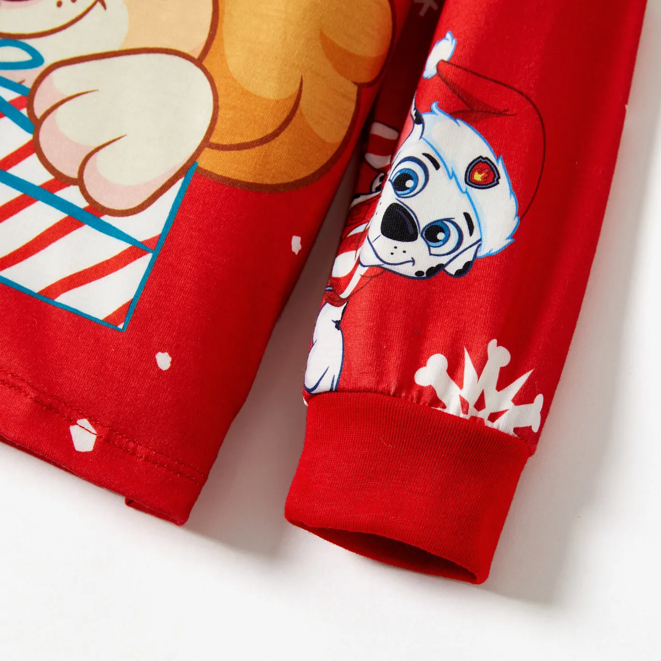 Patrulha Canina Natal Look de família Manga comprida Conjuntos de roupa para a família Pijamas (Flame Resistant) Multicolorido big image 1