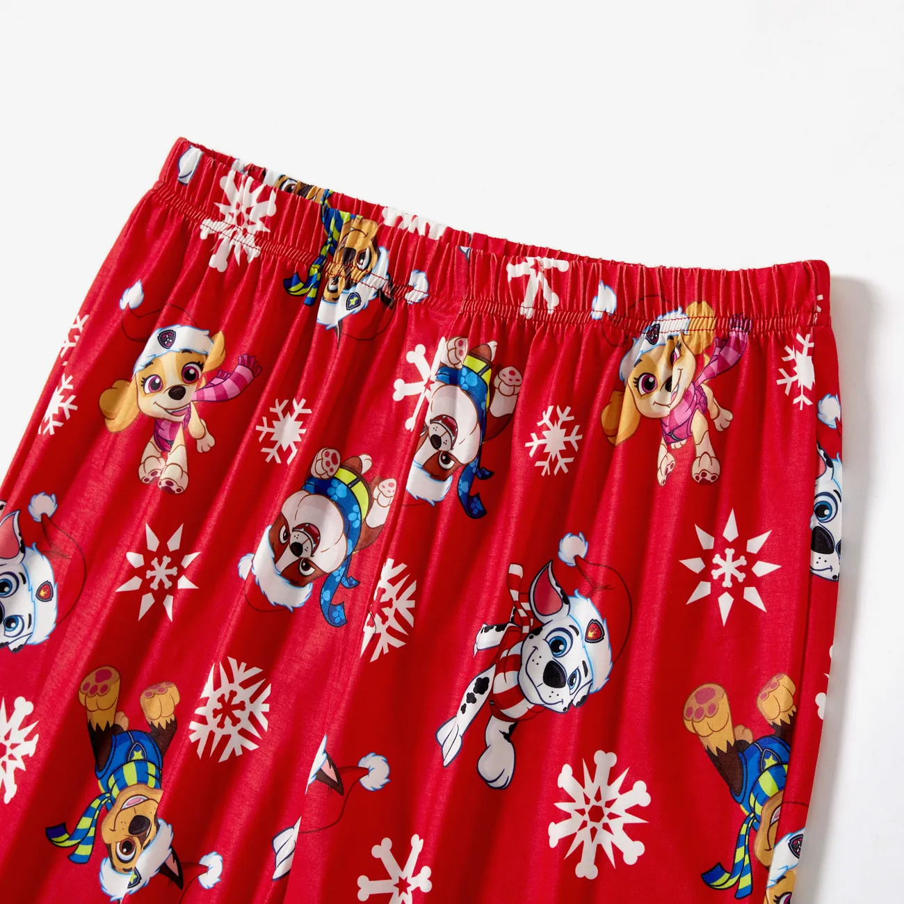 Helfer auf vier Pfoten Weihnachten Familien-Looks Langärmelig Familien-Outfits Pyjamas (Flame Resistant) Mehrfarbig big image 1