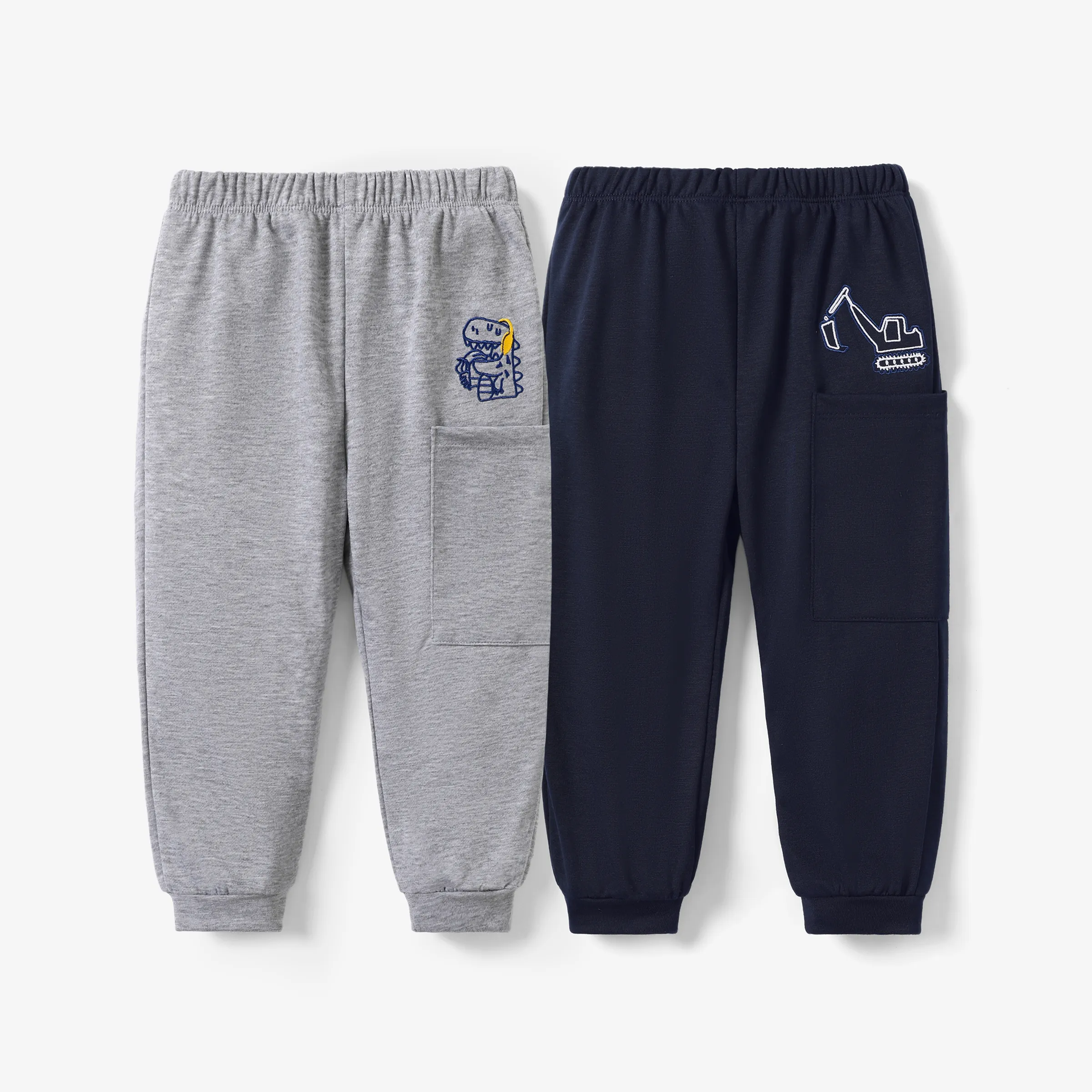 Toddler Boy Dinosaur or Transportation Pattern Sweatpants