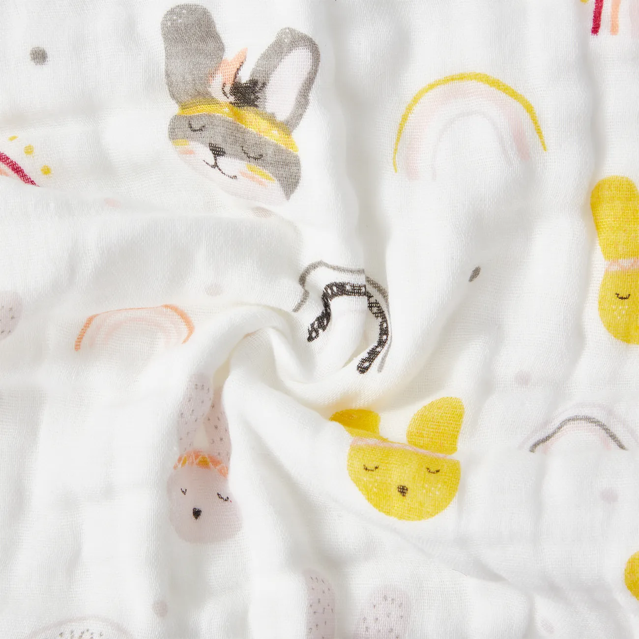 Tissu multifonctionnel en mousseline de coton pour bébé rot Multicolore big image 1