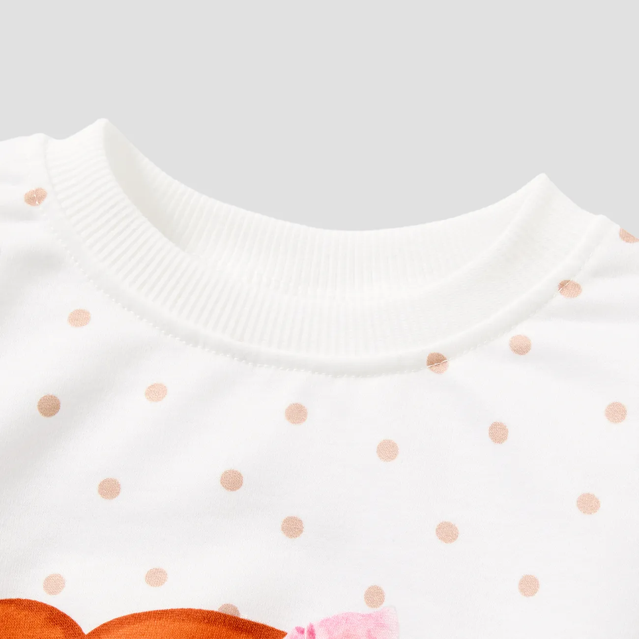 Baby Mädchen Bär Kindlich Langärmelig Sweatshirts weiß big image 1