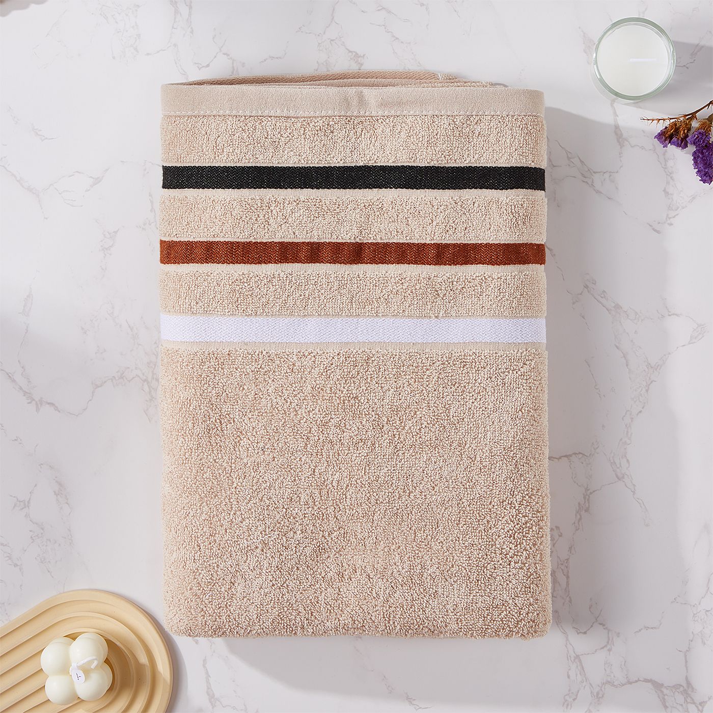 Soft Cotton Bath Towel - Perfect For Home, Beach, And Hotel Use