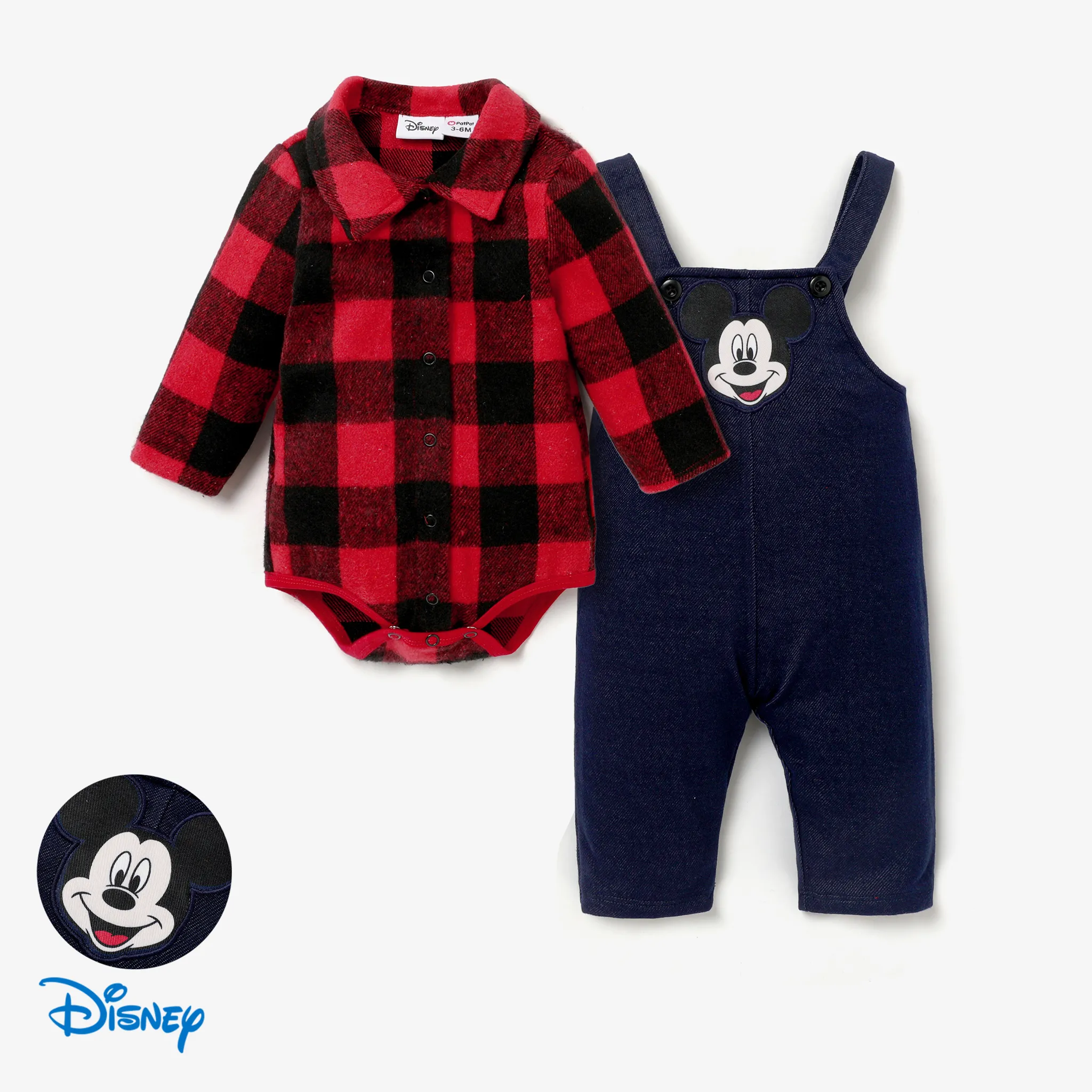 Disney Mickey and Friends Toddler Gir/Boy  Character  Print Solid Top and Pant Sets